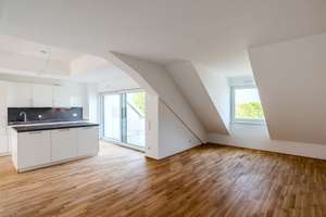 5-ZW Penthouse Charakter, gr. Dachterrasse, Parkett, Aufzug, Einbauküche – Robert-Funari-Straße 26, 68309 Käfertal, Mannheim – Vorschaubild 2