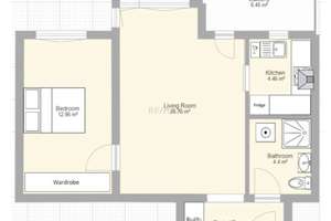Möblierte Zwei Zimmer Wohnung mit Balkon und Stellplatz – Die vollständige Adresse der Immobilie erhältst du vom Anbieter., 70372 Cannstatt-Mitte, Stuttgart – Vorschaubild 11