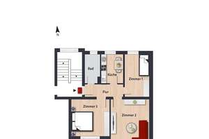 Wohnung in toller Lage // 2.OG links – Laagbergstr. 64, 38440 Hohenstein, Wolfsburg – Vorschaubild 6