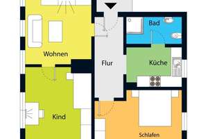 Gemütliches Zuhause mit vielseitigem Raumangebot!  – Die vollständige Adresse der Immobilie erhältst du vom Anbieter., 1097 Leipziger Vorstadt, Dresden – Vorschaubild 9