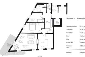 *NEW GROUND-FLOOR APARTMENT*
approx. 110 m², 3-Room, 2-Bed, 1.5 bath, terrace, smart home + carport – 65191 Bierstadt, Wiesbaden – Vorschaubild 17