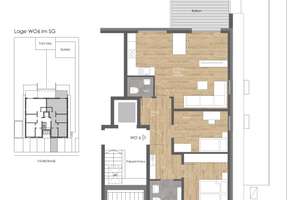 WHG 06: Neubauwohnung im Dachgeschoss rechts mit großen Balkon und Stellplatz – Fährstr. 22, 51371 Hitdorf, Leverkusen – Vorschaubild 3