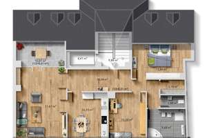 Penthousewohnung mit Blick auf das Neue Rathaus