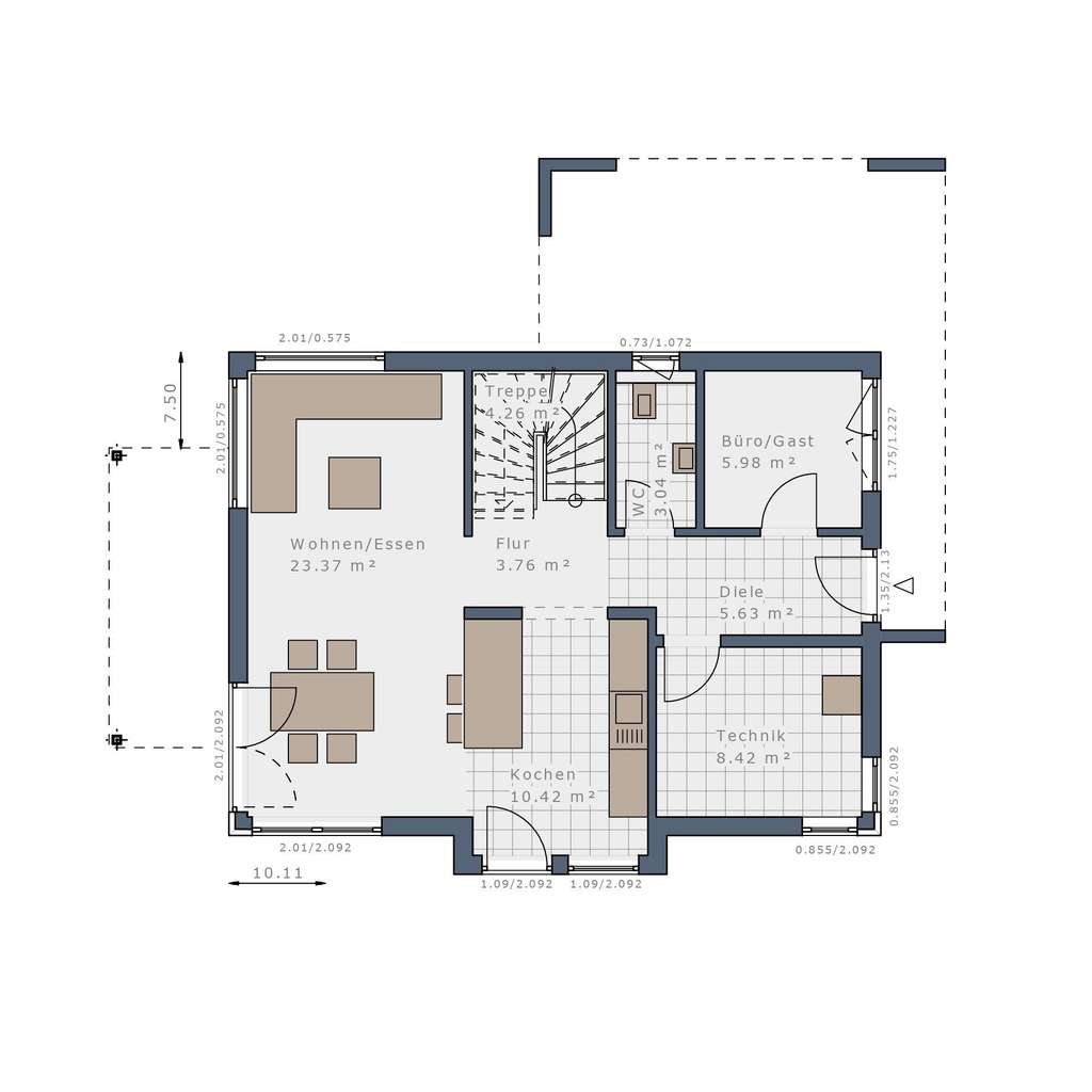 Immobilie in Eisenbach - Präzise Wohnarchitektur: Ihr durchdachtes Zuhause - Bild 4