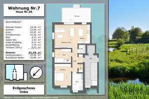 Neubau in bester Lage. 3,5 Zimmer auf 92 qm im Erdgeschoss mit eigenem Garten. – 45472 Menden-Holthausen, Mülheim an der Ruhr – Vorschaubild 3