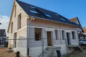 Rohbau! Nur noch eine DHH frei! Schöne DHH  in Durmesheim – Ritterstr. 31, 76448 Rastatt (Kreis) – Vorschaubild 1