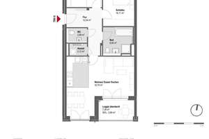 Eine solide Entscheidung: 3 Zimmer Neubau mit gemütlicher Süd-Loggia und durchdachtem Grundriss – Niendorfer Weg 11-15, 22453 Groß Borstel, Hamburg – Vorschaubild 21