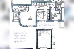 Tauschwohnung: Wohnung mit Studio im UG in Fetscherplatz-Nähe – Wallotstraße 31, 1309 Striesen-Süd, Dresden – Vorschaubild 13