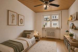 Gepflegte 3-Zimmer-Wohnung im beliebten Stuttgart-West mit Südbalkon – Die vollständige Adresse der Immobilie erhältst du vom Anbieter., 70197 Vogelsang, Stuttgart – Vorschaubild 4