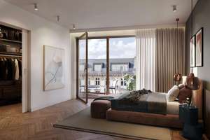 Neubau-Penthouse-Wohnung im 6. OG mit großem Wohn-Essbereich und Dachterrasse mit Blickrichtung Alex – Torstraße 224, 10115 Mitte (Ortsteil), Berlin – Vorschaubild 4