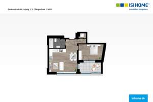 ab 01.12.2026: 2-Zimmer-Wohnung mit Balkon - WE07 – 4249 Kleinzschocher, Leipzig – Vorschaubild 2