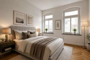 128 m² Altbau-Erstbezug mit 2,90 m Deckenhöhe, großer Wohnküche, 2 Gärten & Terrasse – Die vollständige Adresse der Immobilie erhältst du vom Anbieter., 1157 Briesnitz, Dresden – Vorschaubild 5