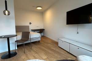 Vollmöbliertes Studio-Apartment mit EBK und eigenem Keller | verfügbar ab sofort! – Moltkestraße 31, 40477 Pempelfort, Düsseldorf – Vorschaubild 4