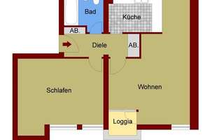 Sonnige 2‑Zimmer‑Wohnung mit Südloggia – gepflegte Anlage, top Lage, solide Vermietung. – Die vollständige Adresse der Immobilie erhältst du vom Anbieter., 13407 Reinickendorf (Ortsteil), Berlin – Vorschaubild 10