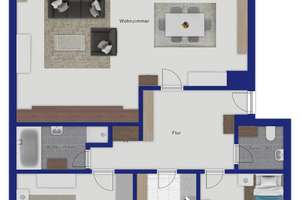 Einziehen & wohlfühlen: Modernisierte 3-Zimmer-Wohnung mit Loggia & Garage in Hannover - Döhren – Die vollständige Adresse der Immobilie erhältst du vom Anbieter., 30519 Döhren, Hannover – Vorschaubild 16