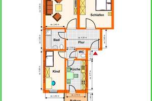 Schlosschemnitz !  Wohnungspaket oder Einzeln:  Drei vermietete 3-Raum-ETW -Balkon, Terrasse, Garten – Josephinenplatz 7, 9113 Schloßchemnitz, Chemnitz – Vorschaubild 9