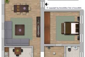 ++ STADTWOHNEN – 2 Zimmer, 2. Etage, Altbau-Whg., nahe Klinikum und FH! – Die vollständige Adresse der Immobilie erhältst du vom Anbieter., 47805 Dießem/Lehmheide, Krefeld – Vorschaubild 12