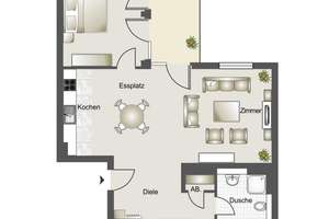 4-Zimmer Wohnung in Grumme – Stadionring 7, 44791 Grumme, Bochum – Vorschaubild 2