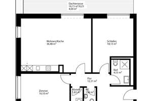 EICHE43 + Neubau zwischen Stadt und Grün + 3-Zimmer-Eigentumswohnung im Staffelgeschoss – Eichhofstraße 43-45, 24116 Schreventeich, Kiel – Vorschaubild 6