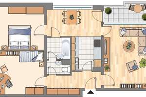 3-Zimmer-Wohnung in Dortmund Scharnhorst mit 150EUR Universalgutschein! – 44328 Scharnhorst-Ost, Dortmund – Vorschaubild 3
