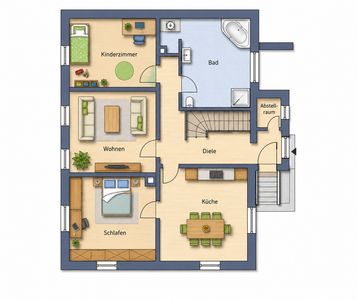 3-Zimmer-Erdgeschosswohnung in Biblis-Nordheim