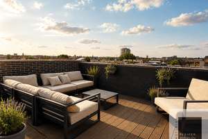 Aufdachterrasse. Altbau-Charme. Wilmersdorf.