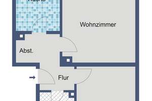 Komfortabel geschnitten mit ca. 58 m² im 3. Obergeschoss – Liegnitzer Straße 21, 34123 Waldau, Kassel – Vorschaubild 4