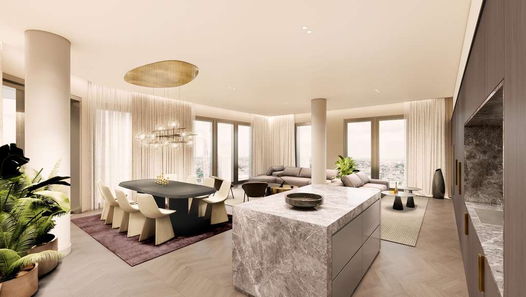Erstbezug- Kompromisslose Luxuswohnung inmitten der Skyline