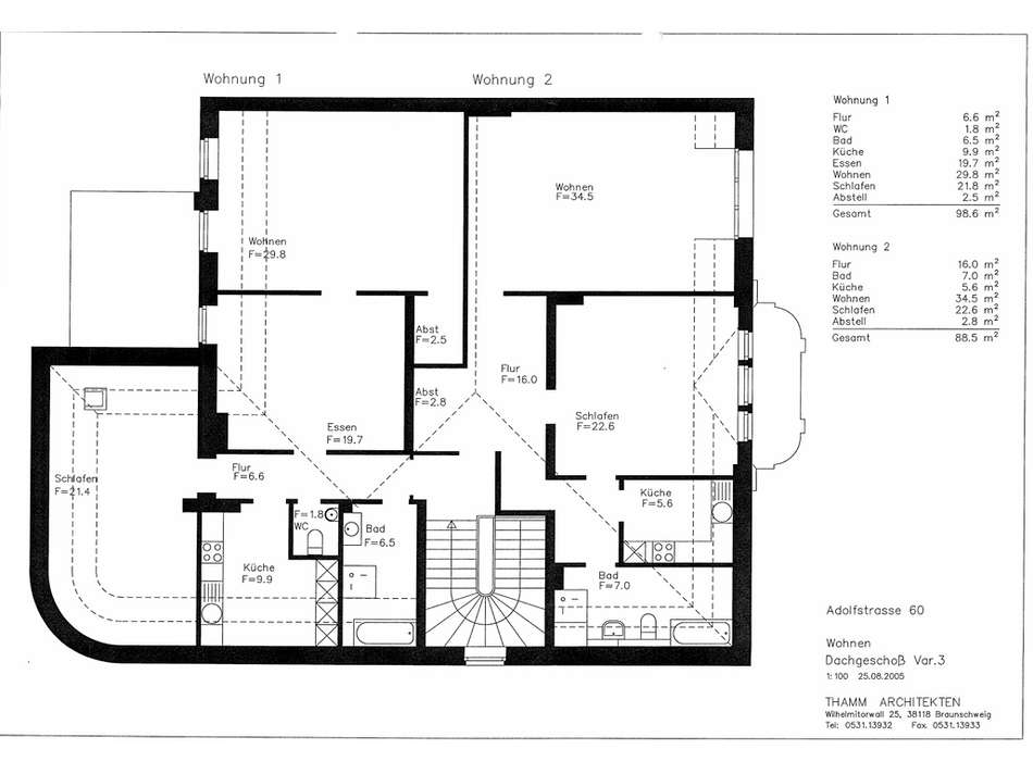 Grundriss Wohnung 2
