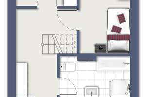 Charmante Maisonettewohnung mit zwei sonnigen Dachterrassen! – Die vollständige Adresse der Immobilie erhältst du vom Anbieter., 40489 Kaiserswerth, Düsseldorf – Vorschaubild 13