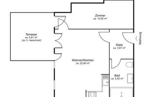 Seltene Gelegenheit mitten in Schwabing: Gartenwohnung im Palais Parzival – Die vollständige Adresse der Immobilie erhältst du vom Anbieter., 80804 Münchner Freiheit, München – Vorschaubild 8