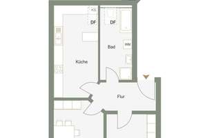 Stilvolle Kapitalanlage in Leipzig: Vermietete 2-Zimmer-Dachgeschosswohnung – Die vollständige Adresse der Immobilie erhältst du vom Anbieter., 4159 Wahren, Leipzig – Vorschaubild 13
