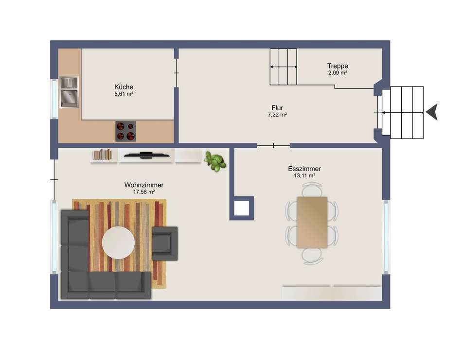 Grundriss Erdgeschoss