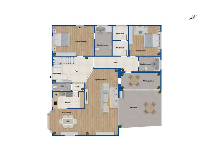 Grundriss Erdgeschoss