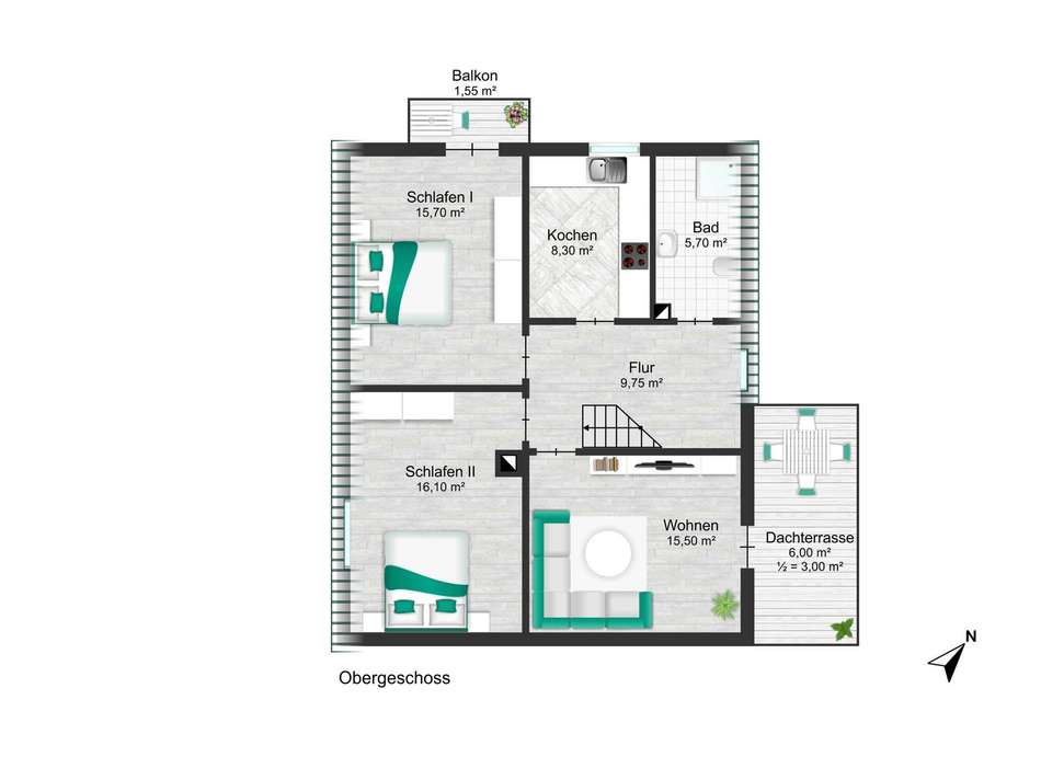 Grundriss OG