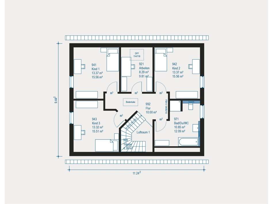 Cleveres Familienhaus-Design