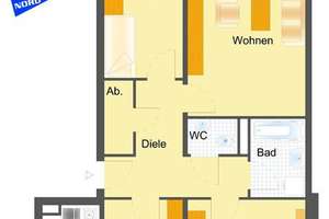 Reislingen S/W - 3 Zimmer im Hochparterre mit Wohnküche und Westbalkon – Gerta-Overbeck-Ring 30, 38446 Reislingen, Wolfsburg – Vorschaubild 2