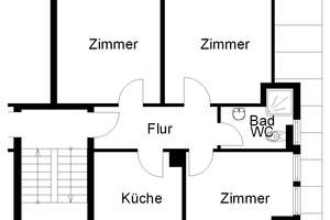 Gemütliche Wohnung mit Einbauküche! – Am Kalkhügel 16, 49080 Kalkhügel, Osnabrück – Vorschaubild 2