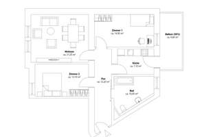 Kernsaniert: Stilvolle 3-Zi-Altbauwohnung mit Balkon & 2,90 m Decken nahe City-Galerie – Raunerstraße 23, 86153 Am Schäfflerbach, Augsburg – Vorschaubild 14
