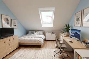 3.5-Zimmer-Maisonette-Wohnung mit großem Balkon und TG-Stellplatz in ruhiger Wohnlage - WE 45 (DG) – Wieselstraße 8, 4329 Heiterblick, Leipzig – Vorschaubild 6