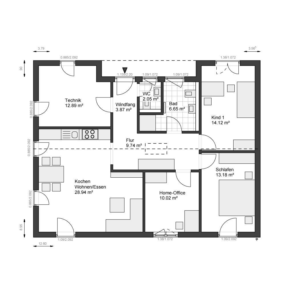 Immobilie in Oberneisen - Kein Stress, kein Ausbau: Ihr Bungalow fix und fertig zum Erstbezug. - Bild 1
