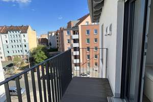 Schönes, helles, möbliertes 1-Zimmer-Apartment in Nürnberg - zentrumsnah - zu vermieten. Direkt vom  – Ernststraße 1, 90478 Ludwigsfeld, Nürnberg – Vorschaubild 9