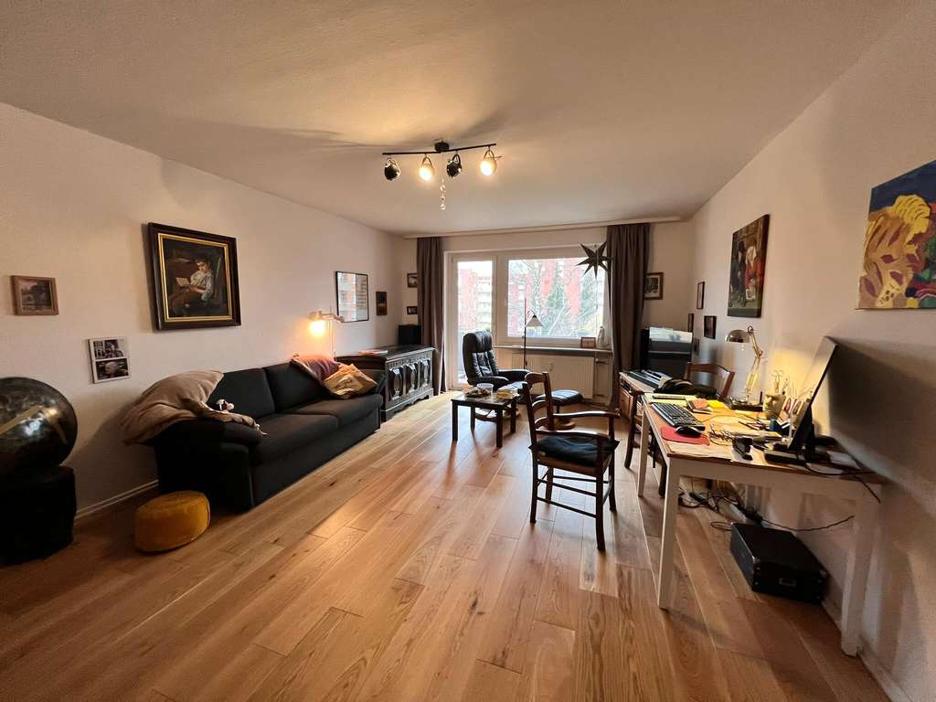 Helle 2-Zimmer-Wohnung mit Garage in Lüneburg - unvermietet