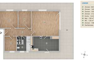 Harlaching-Menterschwaige: traumhaftes 4-Zimmer Penthouse – Die vollständige Adresse der Immobilie erhältst du vom Anbieter., 81545 Harlaching, München – Vorschaubild 12