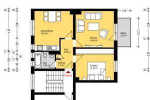 WG - renovierte 2-Zimmer-Wohnung mit Balkon in Köln – Im Brücherfeld 25, 51149 Köln – Vorschaubild 12
