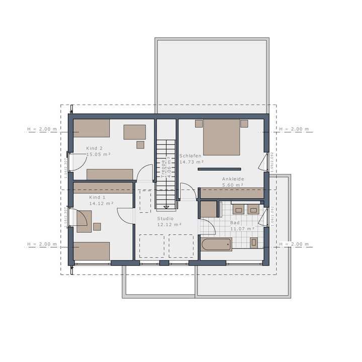 Grundriss Obergeschoss