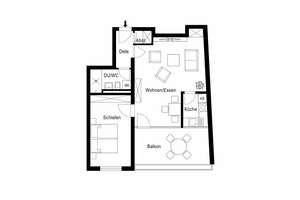 Schöne Zweizimmerwohnung inkl. Tiefgaragenstellplatz in beliebter Wohnlage – Die vollständige Adresse der Immobilie erhältst du vom Anbieter., 50735 Niehl, Köln – Vorschaubild 21