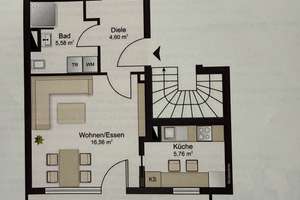 Helle Terrassenwohnung in oberster Etage mit TG-Stellplatz in Regensburg-Königswiesen – Dr.-Gessler-Str. 23e, 93051 Großprüfening-Dechbetten-Königswiesen, Regensburg – Vorschaubild 2