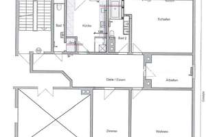 Stilvolles Altbaujuwel – Helle 4-Zimmer-Wohnung mit großzügigem Grundriss – Die vollständige Adresse der Immobilie erhältst du vom Anbieter., 70182 Diemershalde, Stuttgart – Vorschaubild 7