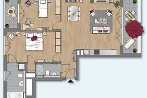 Helle 3-Zimmerwohnung mit Blick zur Spree – Otto-Weidt-Platz 7, 10557 Moabit, Berlin – Vorschaubild 14